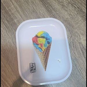 Ice cream rolling tray
